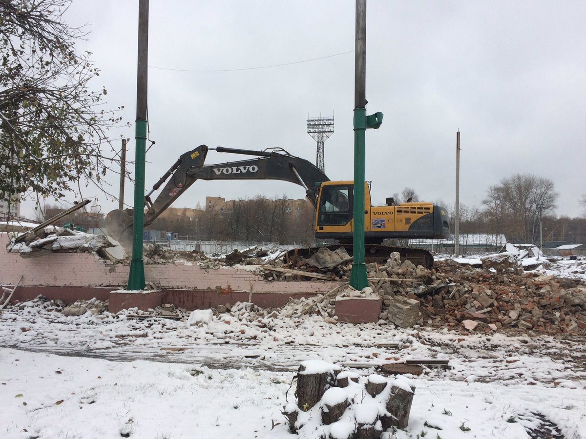 MATROSOVA1_6's tweet image. Снос стадиона СК Вымпел...