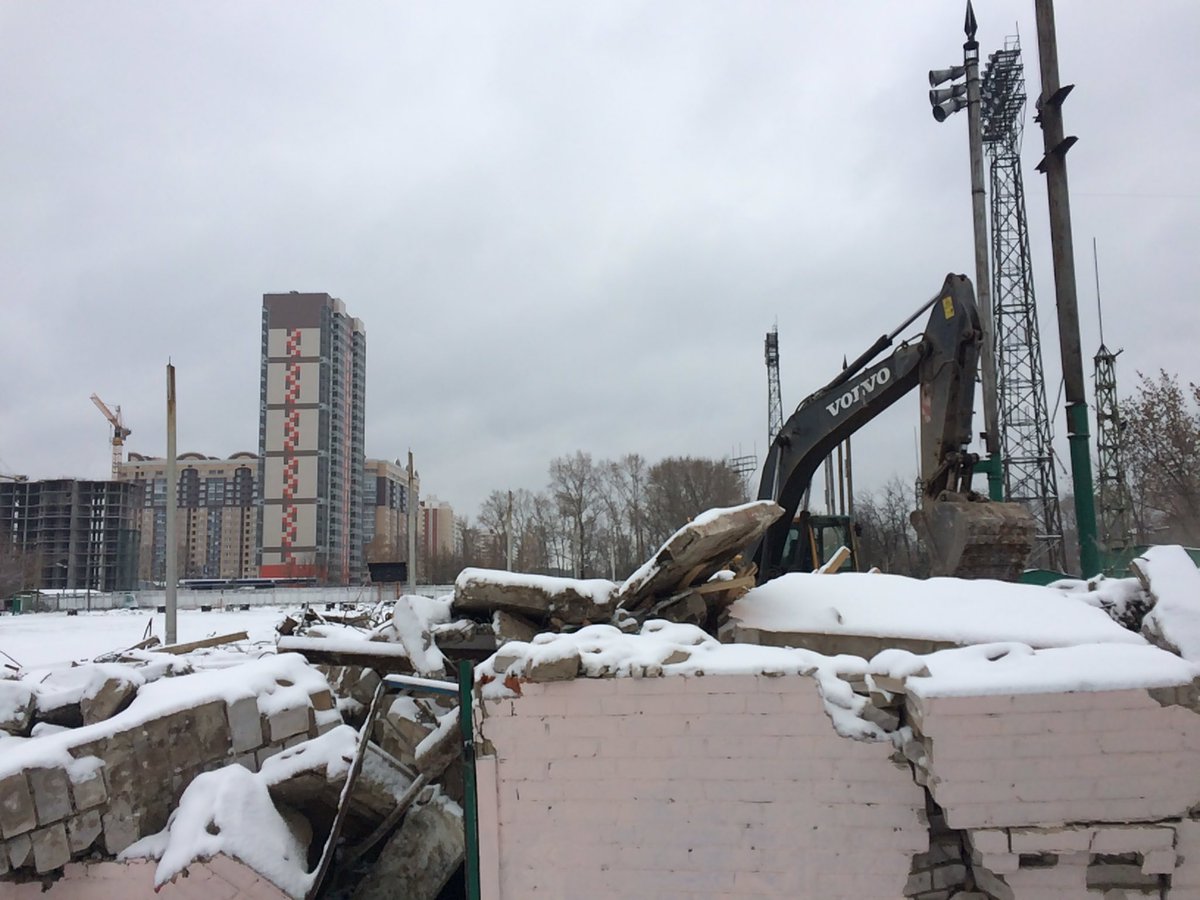 MATROSOVA1_6's tweet image. Снос стадиона СК Вымпел...