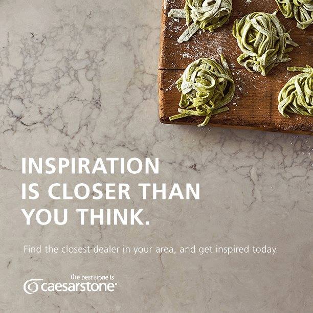 We have lots to inspire you at #urbanstonesurfaces! So many beautiful countertops to choose from! #caesarstone