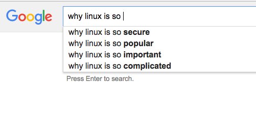 nixcraft's tweet photo. #Windows and #Linux according to mighty @Google ;) https://t.co/nVwDPttmrJ