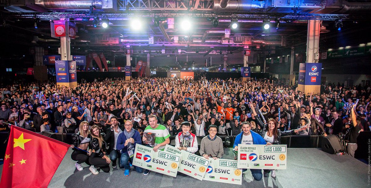 eswc_en's tweet photo. Congratulations to our @ClashRoyale Champions !
🇨🇳 Ming
🇳🇱 @SurgicalGoblin 
🇨🇳 B Village https://t.co/nISRZkQuP9