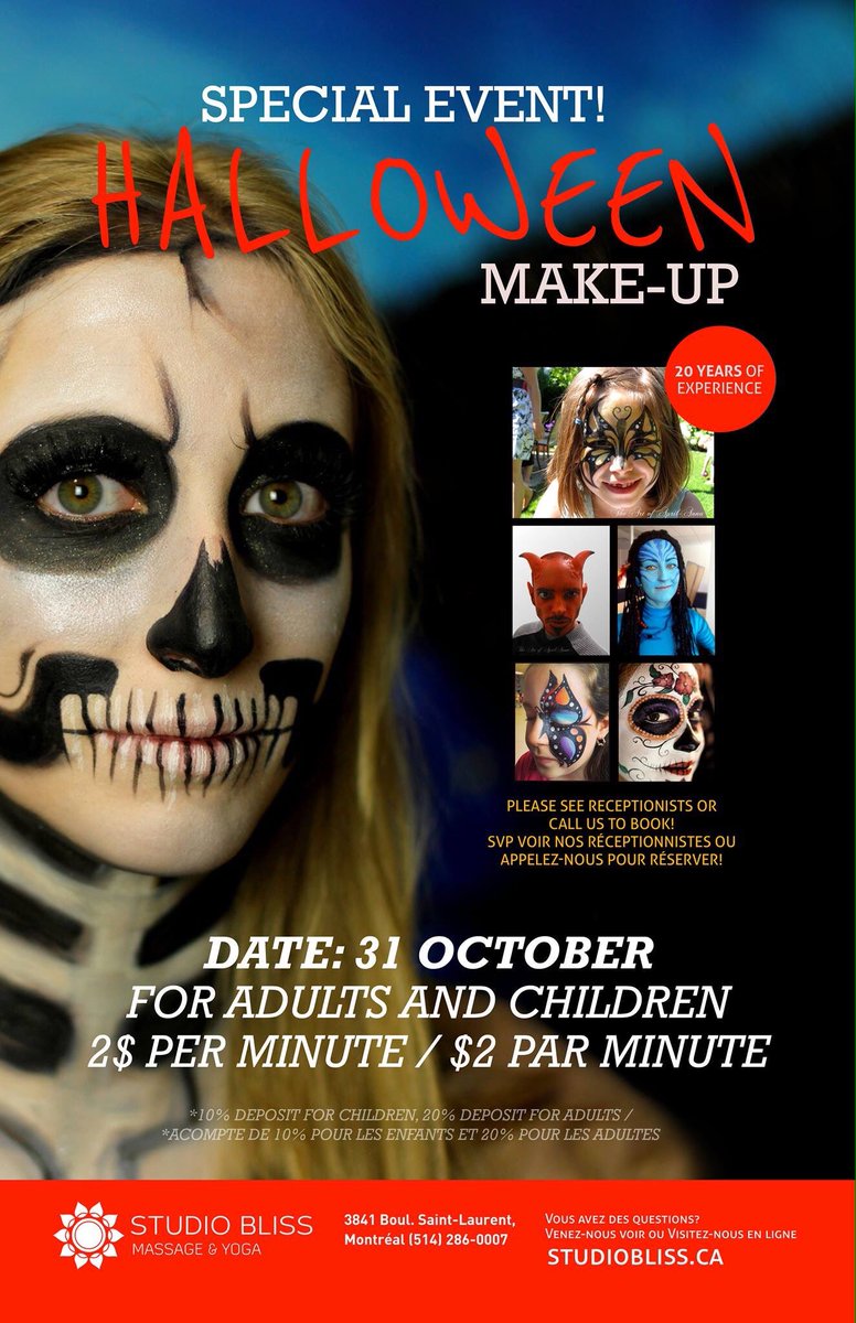 Get your #halloween makeup at the gallery tomorrow! #halloweenmakeup #costume #fun #bringyourkids