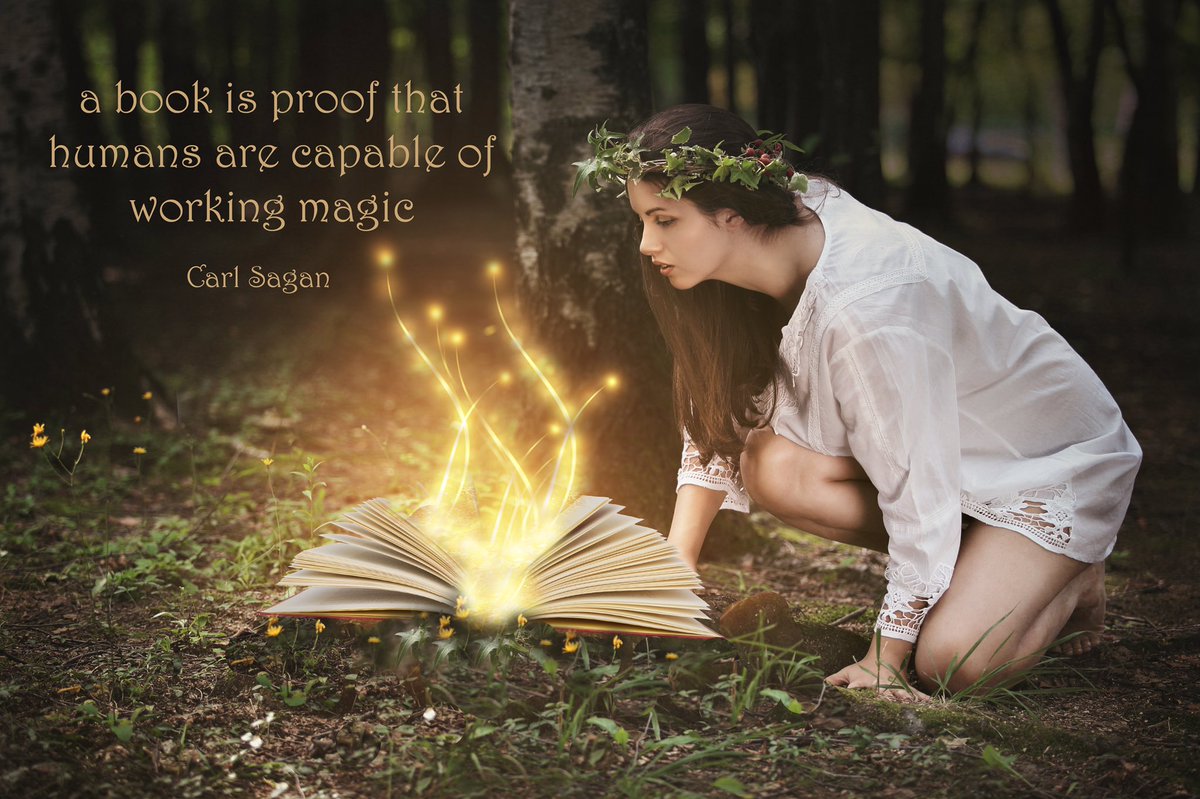 A Book is proof that humans are capable of working magic - C. Sagan. #amwriting #writerslife #bookmagic #amreading #booklover #literature