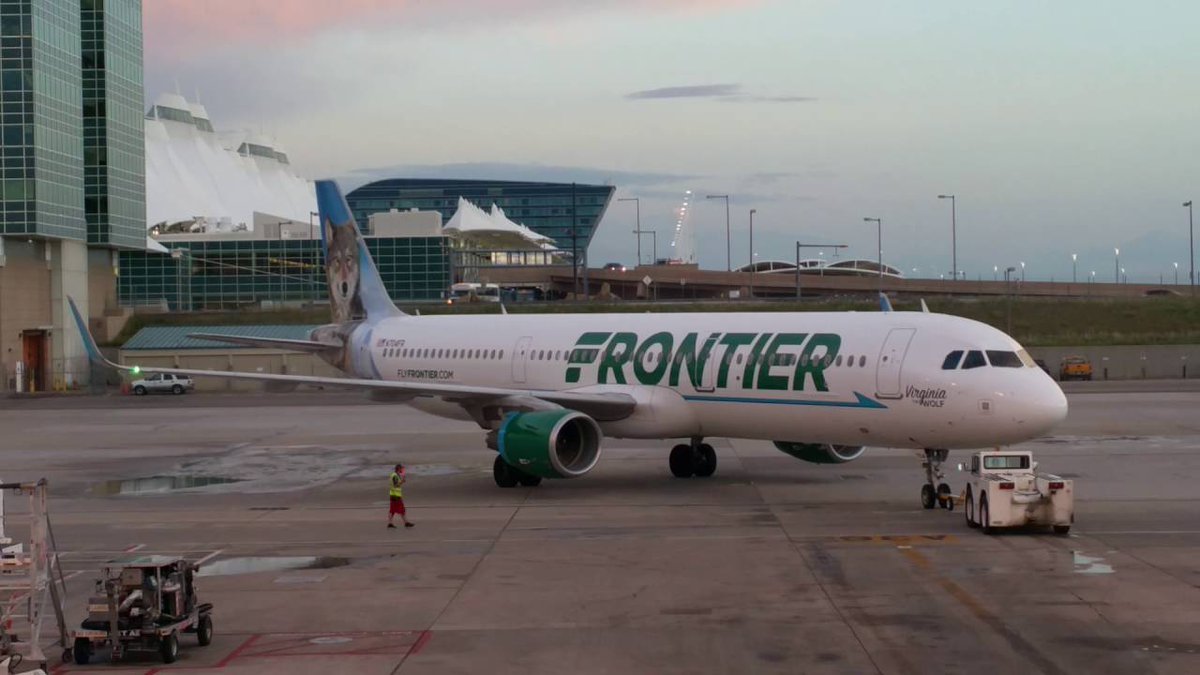 Cuetara_a's tweet photo. Frontier Airlines home base is in DIA in Denver Colorado. ✈️ https://t.co/lTRCvBeVck