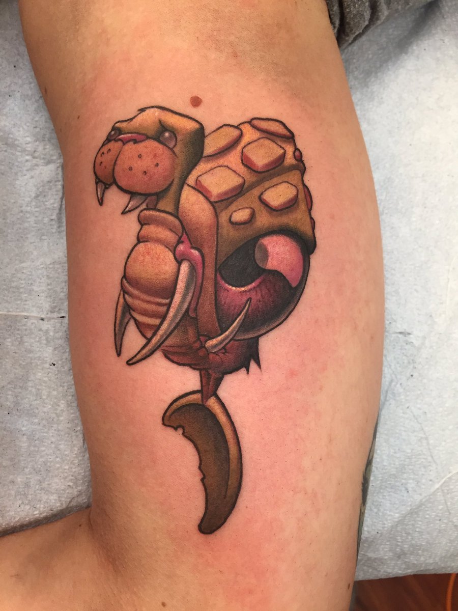 jessesmithart's tweet photo. Knocked this little #turtlefish out for our 3rd annual #scarytown event we threw yesterday here @loosescrewtattoo :) https://t.co/RfMRR4vetM