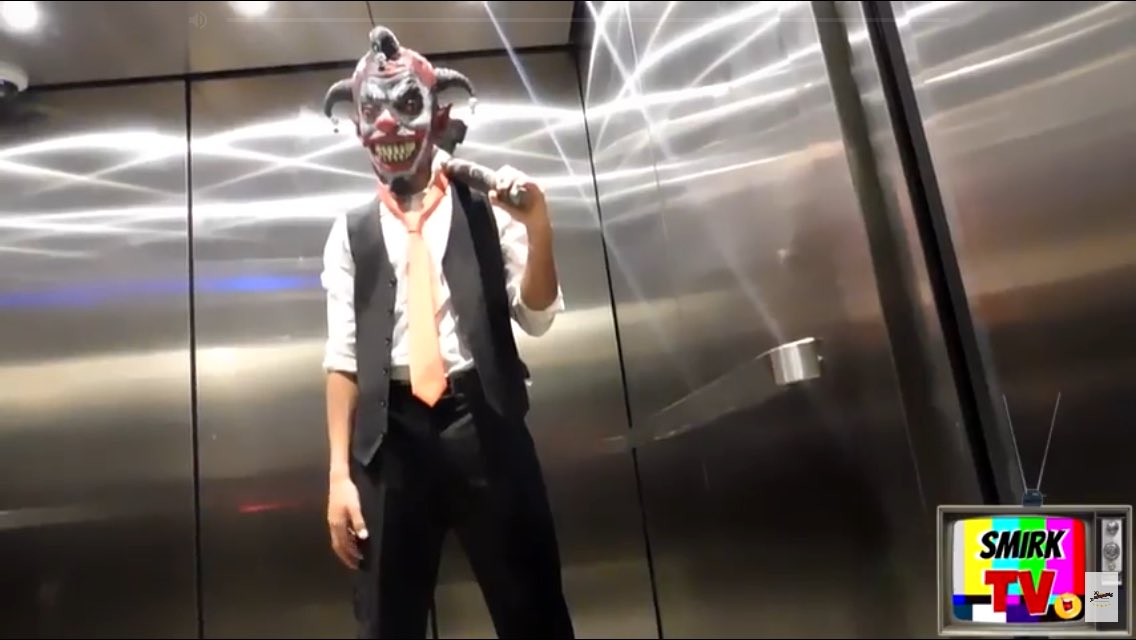 OfficialSmirkTv's tweet photo. TODAY AT 5PM CENTRAL TIME OUR NEW VIDEO WILL BE UP! PLEASE WATCH  SUBSCRIBE LIKE OUR VIDEOS AND SHARE THEM! #killerclowns #clown #viral https://t.co/PDNCicCRGA