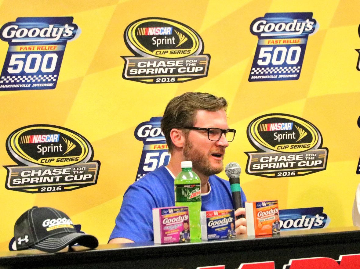 SunocoRacing's tweet photo. 👀Spotted in Martinsville: @DaleJr!

Don't worry race fans, he'll be back! https://t.co/Jwp5J4sAfI