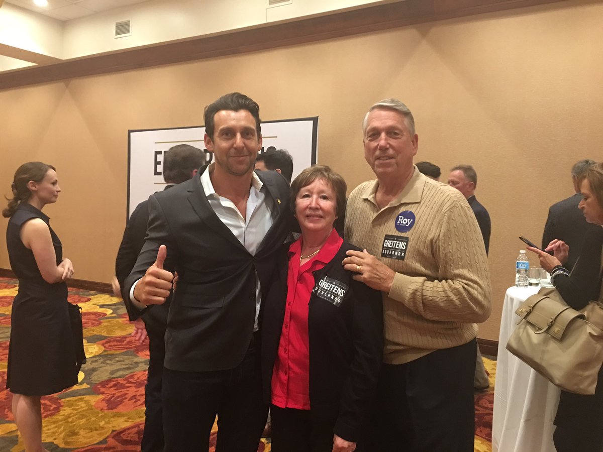 Proud to join <a href="/EricGreitens/">Eric Greitens</a> in St. Louis today for a rally with Governor <a href="/ScottWalker/">Scott Walker</a>! Eric is the leader we need in this state.