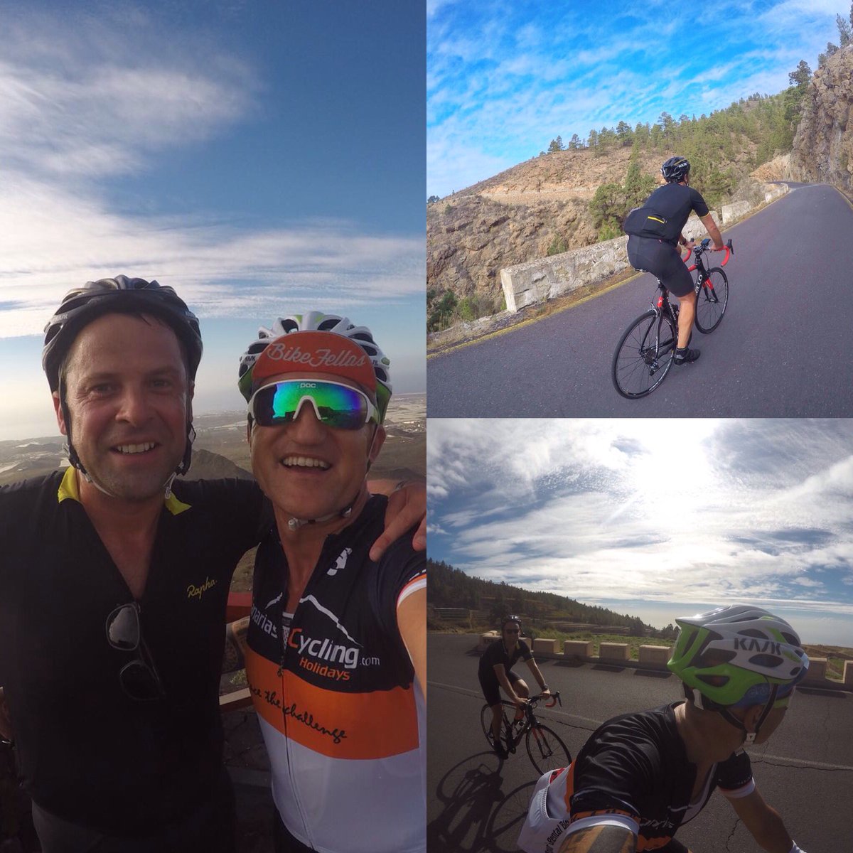 Happy customer in his second ride with Canarias Cycling in Tenerife. Always feel good being riding #Cyclingholidays #Lovecycling #bikeride