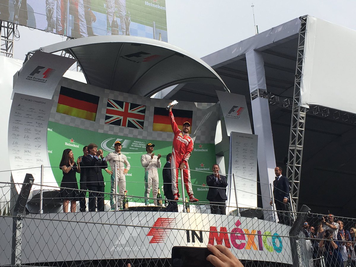 Bravo #Seb5! #MexicoGP