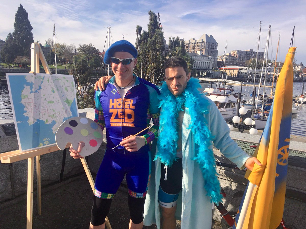 Had a hoot playing l'artiste today for the "Biketown" music video @biketownyyj #yyj #cycling