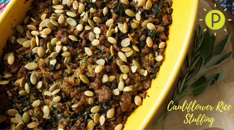 Planning your #paleo #Thanksgiving menu? Try this #grainfree, #dairyfree, #eggfree stuffing recipe! thepaleovangelist.com/grain-free-cau…