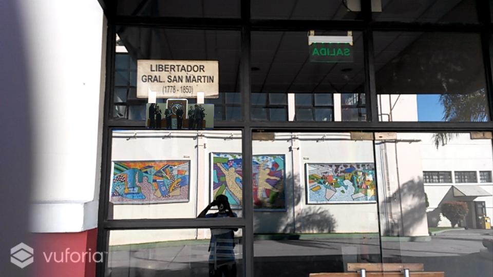 HistoraAr's tweet photo. Hoy estuvimos realizando pruebas de la app en la UNLaM. Es una tarde ideal para salir a pasear un poco y aprender sobre historia. https://t.co/MNja0mghby