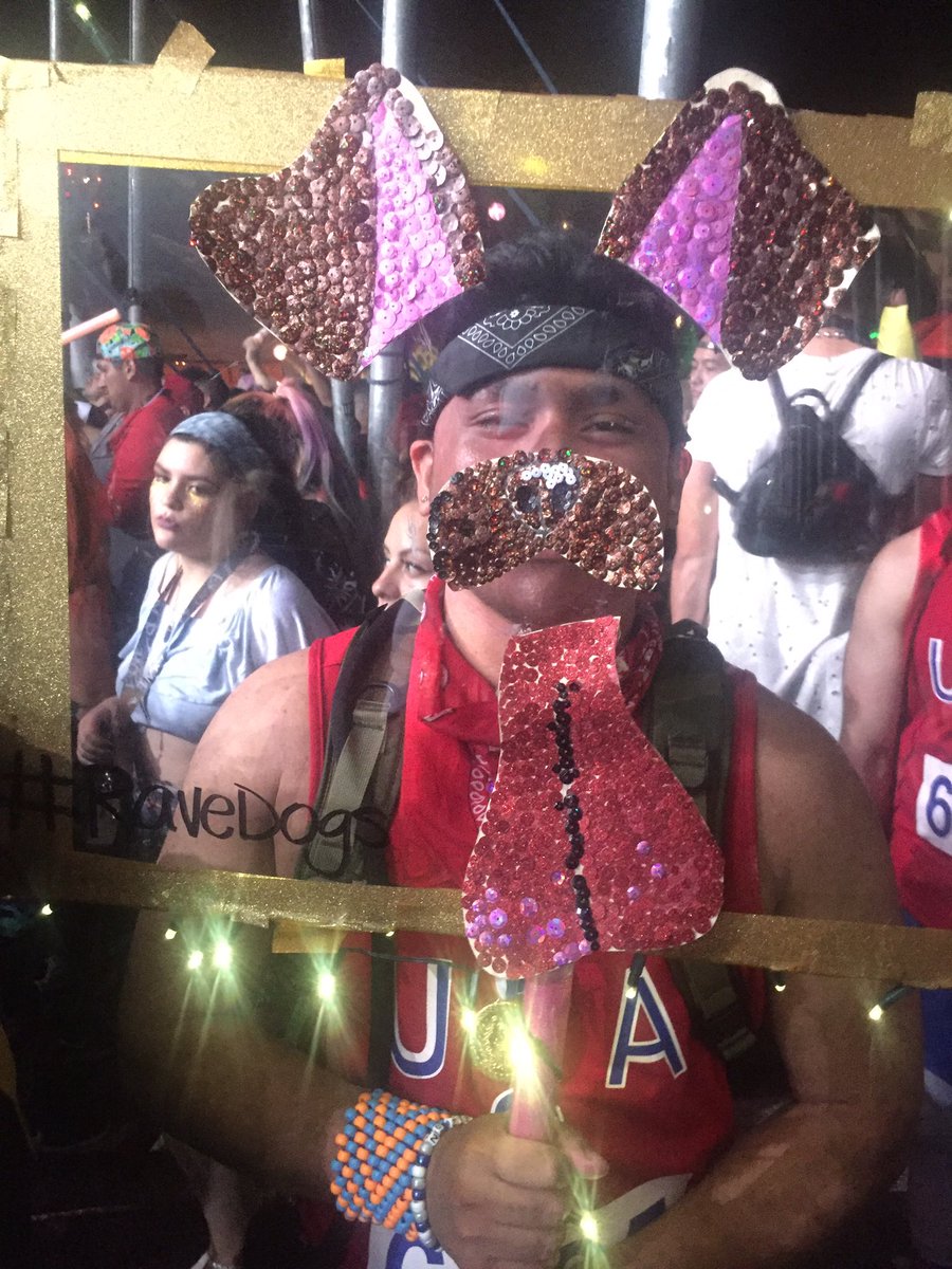 YogaliciousJD's tweet photo. One of the best experiences of my life!! Thank you @EscapeHalloween and all the good vibes. Until next time ๐๐ถ #RaveDogs https://t.co/d4lXkHUnLR