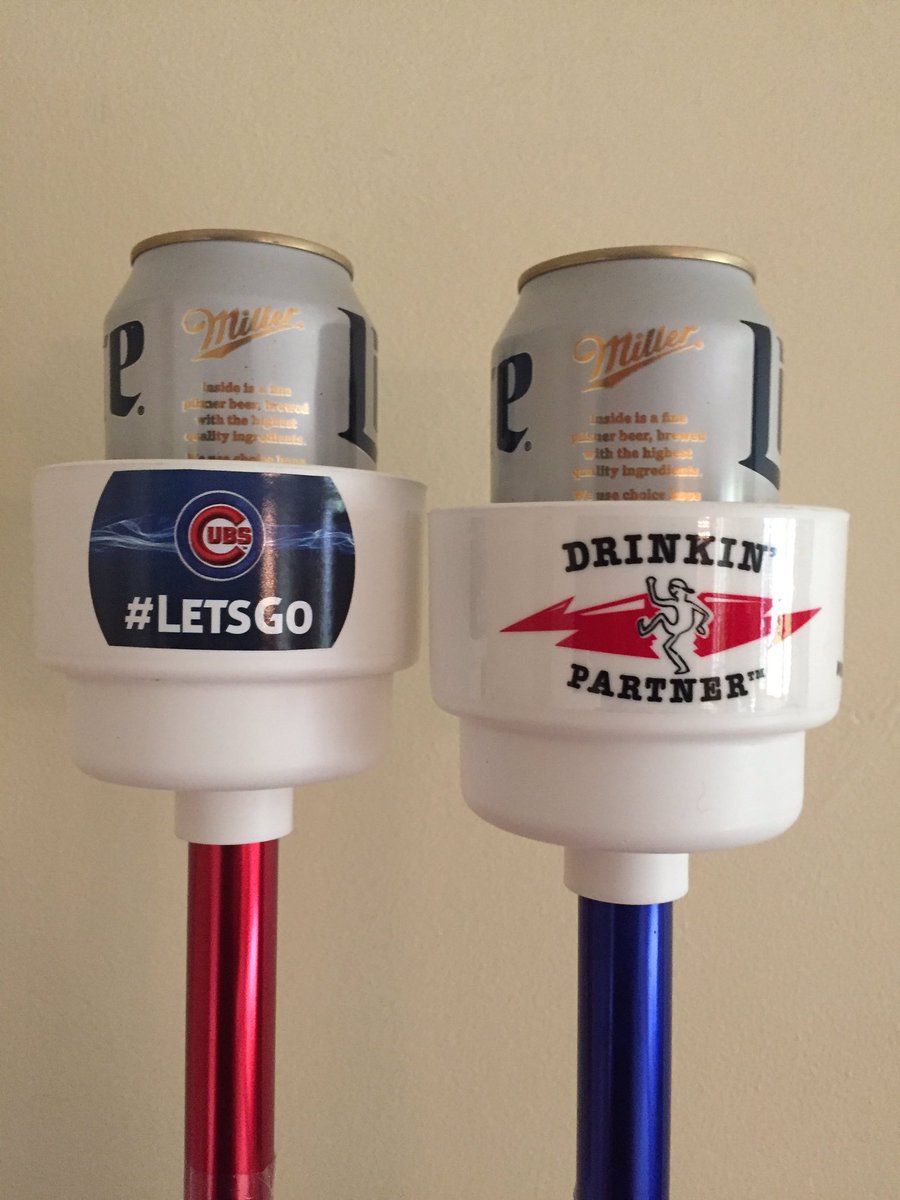 drinkinpartner's tweet photo. Let's go Cubbies!!   #Wrigley # cubs #FlyTheW #gocubsgo #MillerTime https://t.co/HS1yOG4AkB