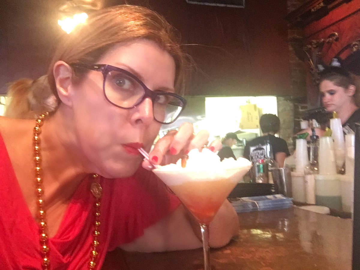 cafemaspero's tweet photo. MT @BariBelle Candy corn martini! Our one afternoon of debauchery in the FQ @CafeMaspero https://t.co/wXCwIaM9fP https://t.co/SjE8xDPurx