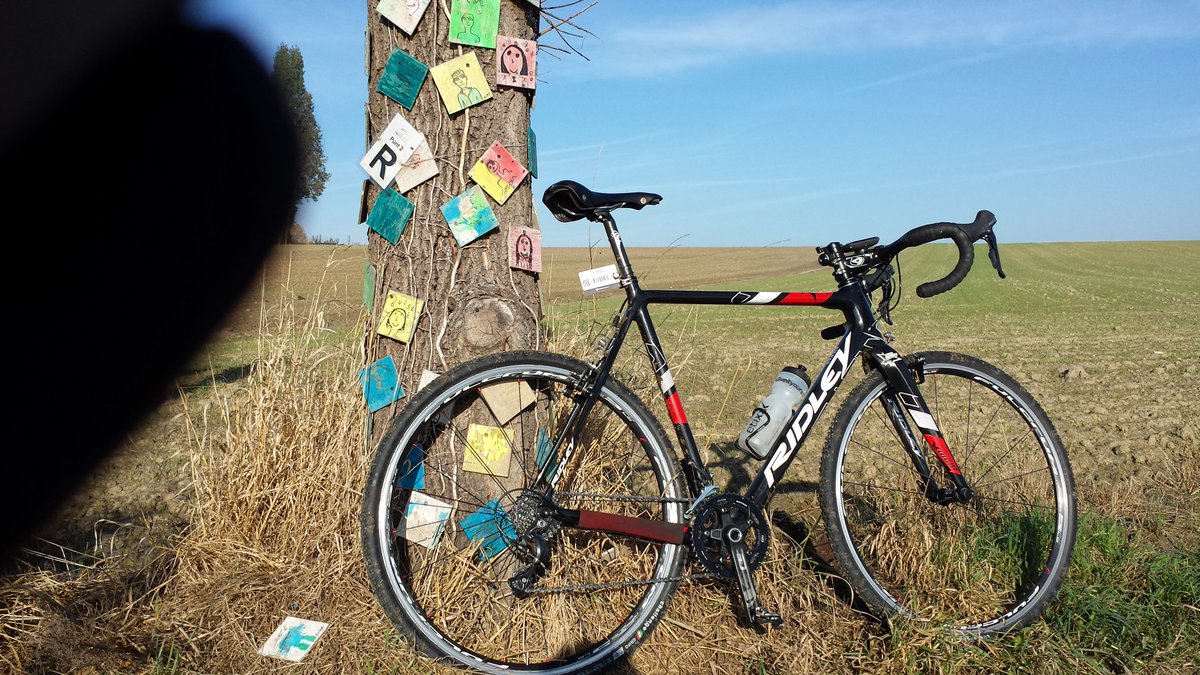 ToBaTwi's tweet photo. 30 Oct 2016 ! what a sunny day #Autumn ? good ride today 79km 740hm with sidekick fun on #hotond cyclocross track #flandersfields ☺/T https://t.co/pa8R8FCIQX