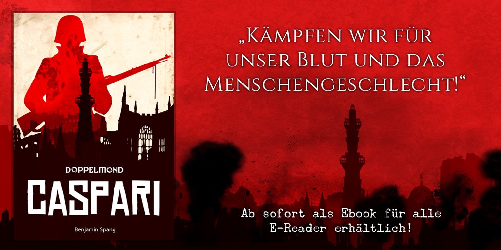 Mein Ebook "CASPARI" ist ab sofort für alle Reader erhältlich!
Jetzt kaufen!
Amazon: amazon.de/Caspari-Eine-D…
iTunes: itunes.apple.com/de/book/caspar…
