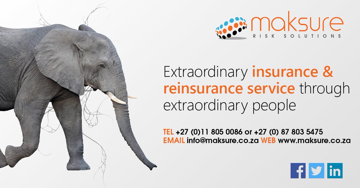 MaksureRS's tweet photo. Extraordinary insurance &amp; reinsurance service through extraordinary people https://t.co/Ue1asL8vVG https://t.co/YEqBl4T1rI