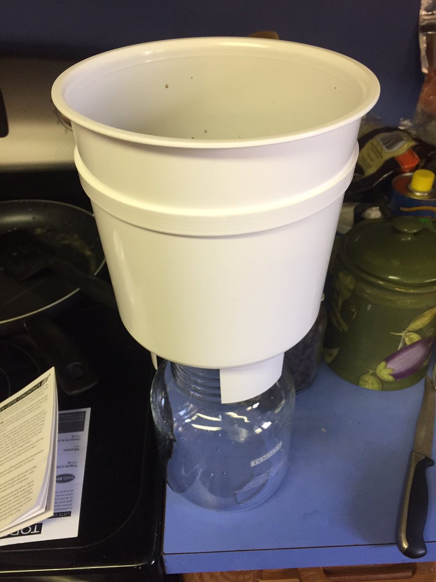 LaneHeymont's tweet photo. Adventures in Cold-Brewing. #CoffeeAddict #NephewFun https://t.co/ayk0J1SV7q