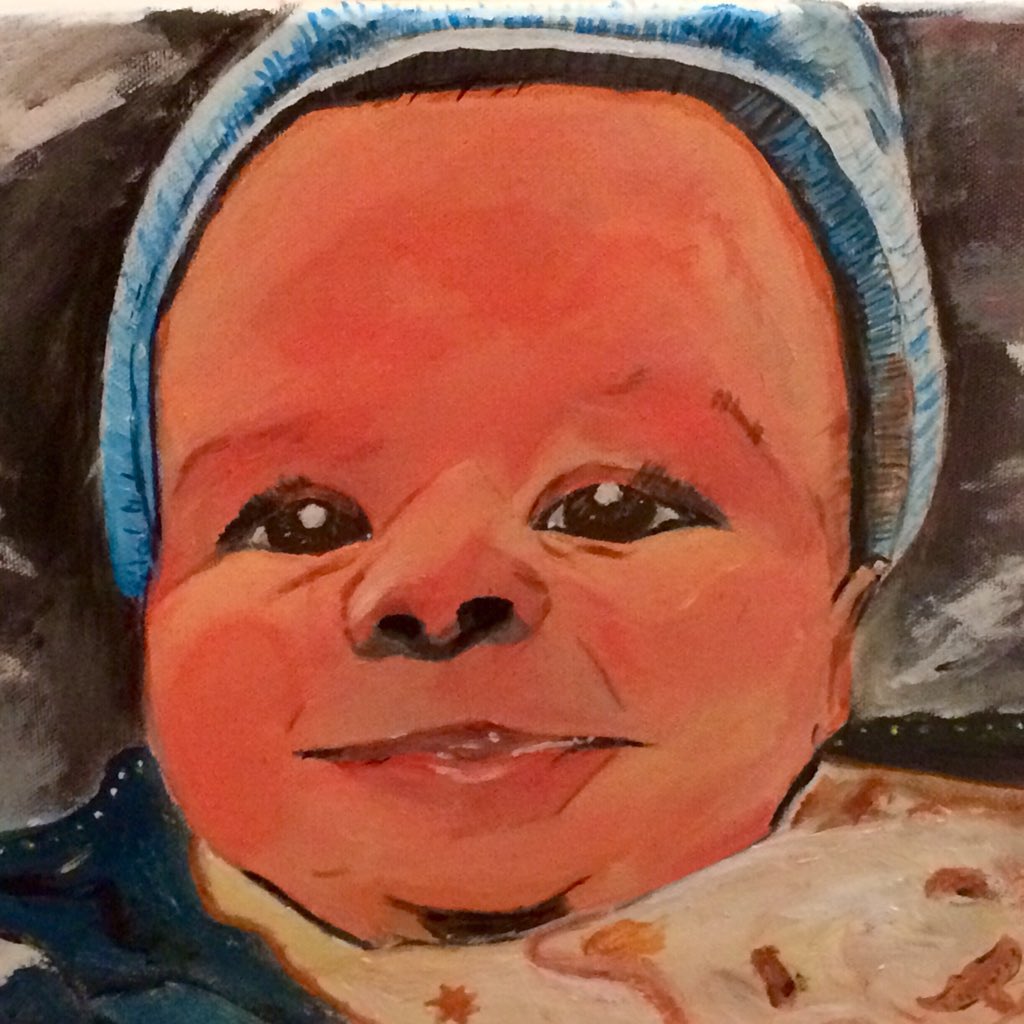 buttons2000's tweet photo. My little man Benjamin. #alansart https://t.co/8TGpkFqcVs