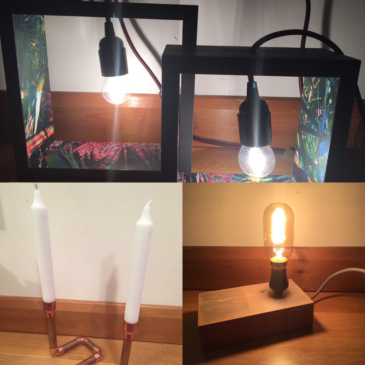 ArrivedWithLove's tweet photo. My new exciting purchases from @upcycleupnorth can't wait to get them into our house #upcycle #lighting #home https://t.co/RJR2WQABbC