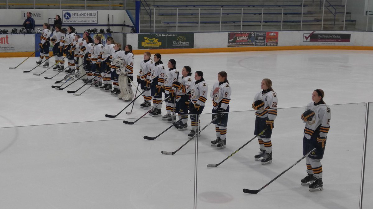 SabreGirlHockey's tweet photo. 19U Girls in Western Girls Regional Silver Sticks Championship Game https://t.co/x6ZeCJ0pPd