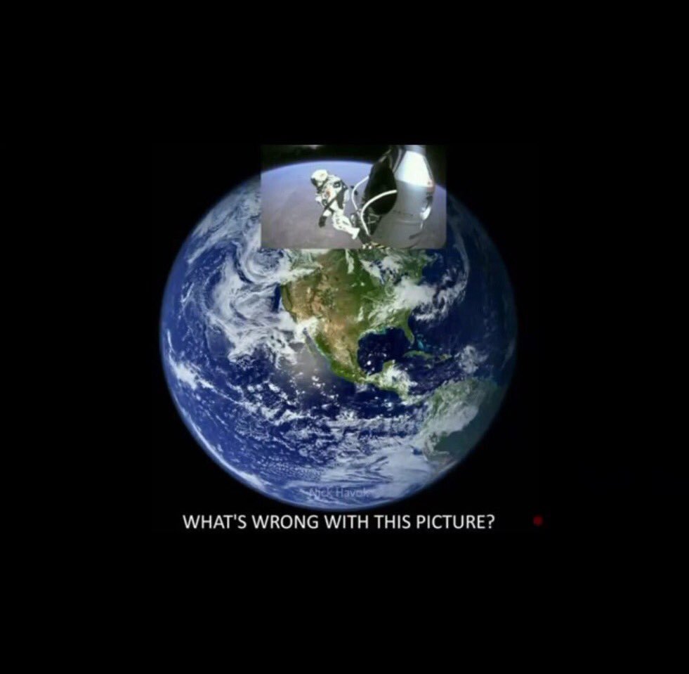 NothingSirius's tweet image. aka #ISoSlacker #ICanSeeTheCurve🌎🙈
#Globetards
#WaltDisneyBallShit
@FelixBaumgartnr&apos;s #FishEyeLens
#FlatEarth has #FlatHorizon