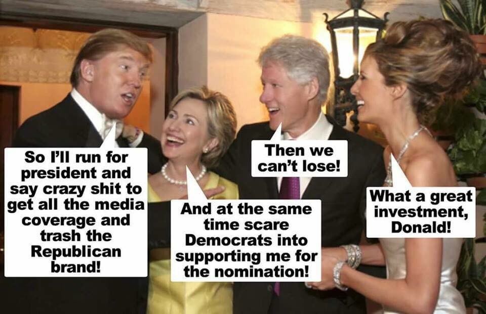 TijoKJose117's tweet photo. I told you Trump was a #ClintonPlant. https://t.co/a2aX1EZtFH