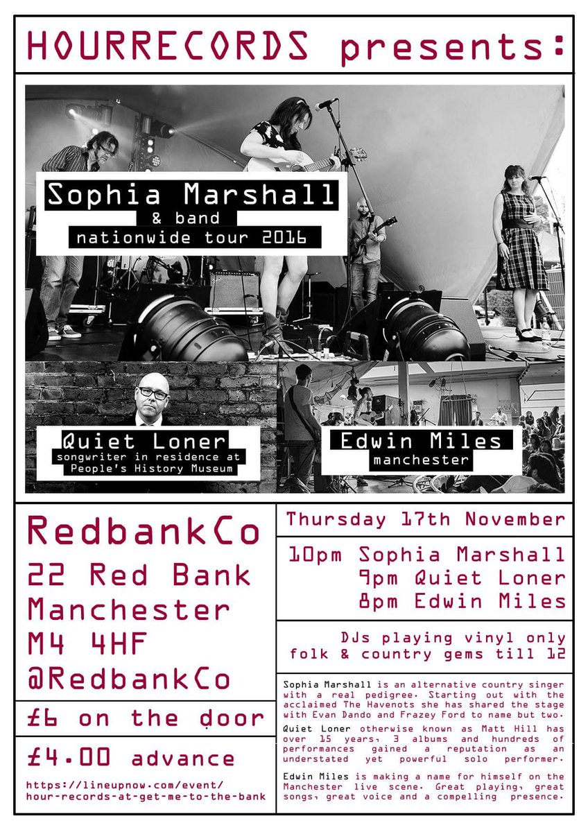 Advance tickets available at lineupnow.com/event/hour-rec… <a href="/RedbankCo/">RedbankCo</a>