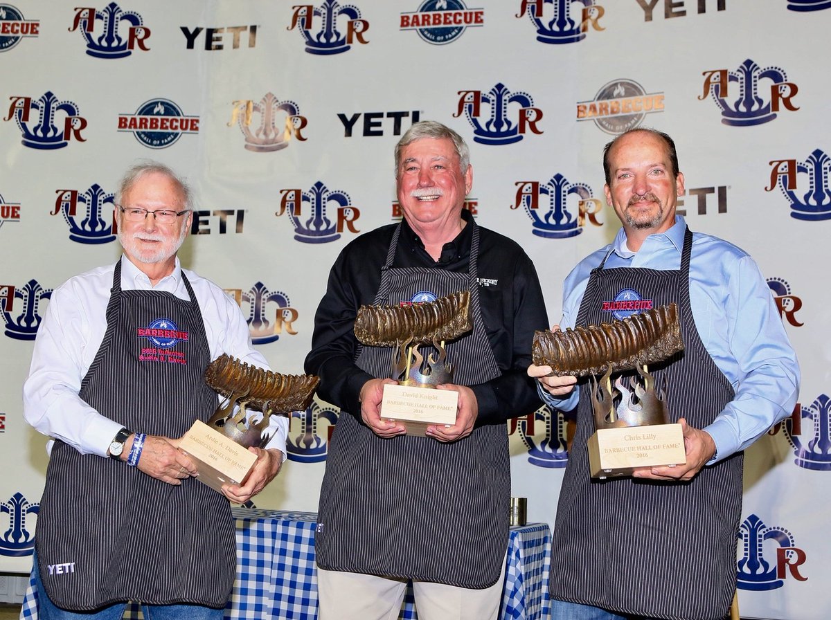 AmericanRoyal's tweet photo. Congratulations to the 2016 Barbecue Hall of Fame Inductees, Ardie Davis, David Knight & Chris Lilly #AR2016BBQ https://t.co/k34bILVIVN