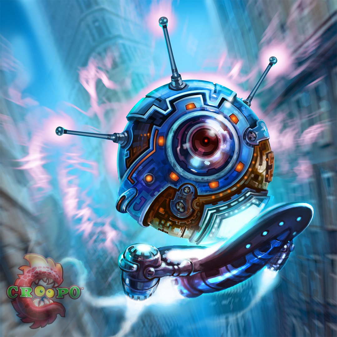 croopotcg's tweet photo. Mile Cloner - artwork from Croopo: The Trading Card Game  #cardart #scifi #gamedev #rpg #boardgame #kickstarter https://t.co/oP0x8qTvRk https://t.co/iz4SltdRWl
