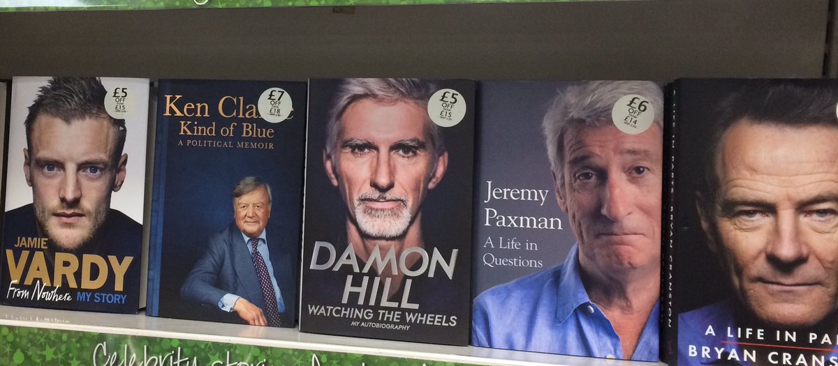 missvickys11's tweet photo. The sole designer of autobiography front covers this year seems to be doing a roaring trade #onepose https://t.co/dn27vNX24a