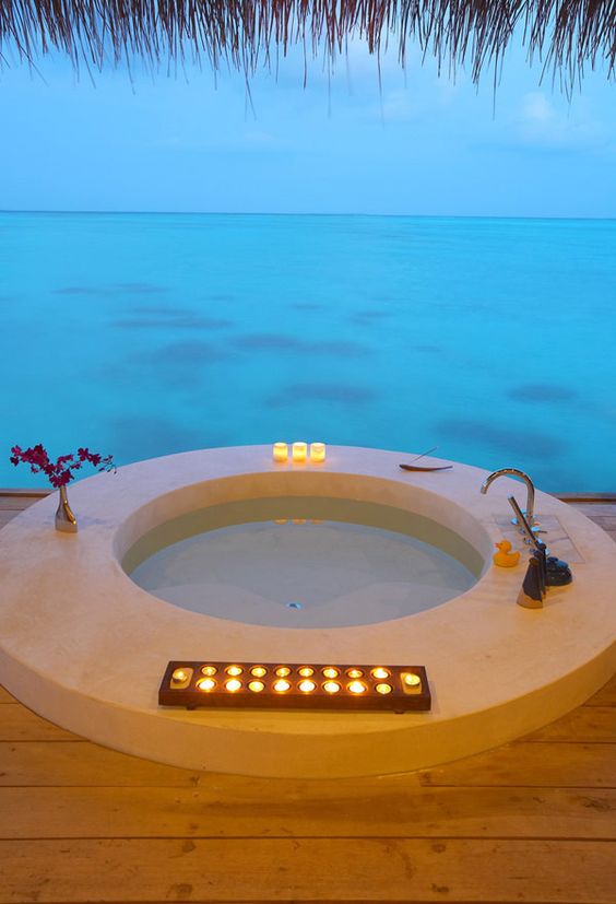 The best bath goals... ??  #Maldives #MV491
