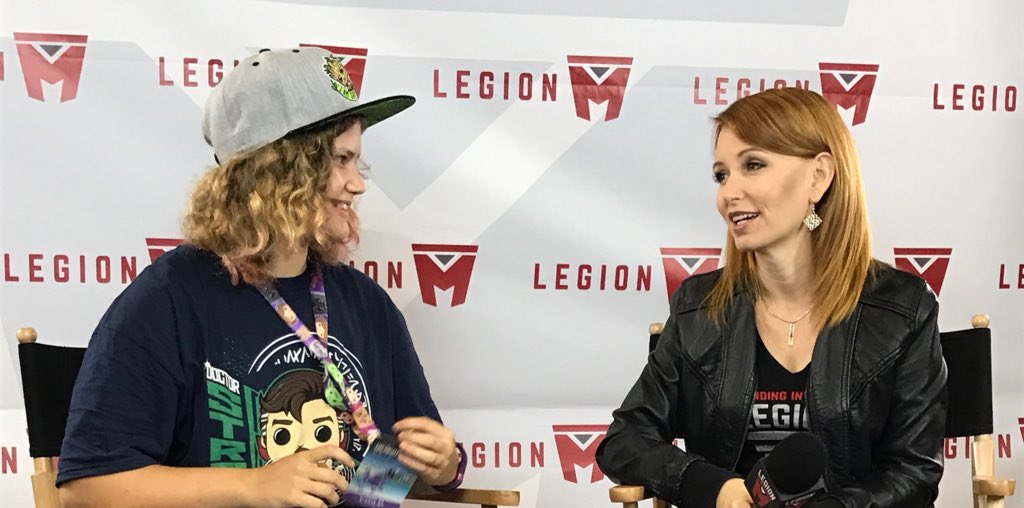 tamarakrinsky's tweet image. Having a blast hosting @LegionMOfficial #PitchElevator interviews at #StanLeeComicCon! Se specially love all the girls w Sci Fi ideas!!