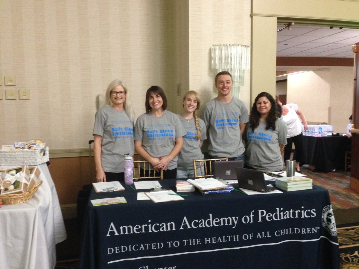 At the sisterhood of motherhood baby expo promoting safe sleep with the Ohio AAP