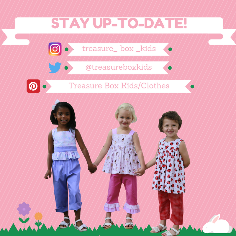 TreasureBoxKids's tweet photo. Donβt forget to follow us on our other channels. #Treasureboxkids #Kidsfashion #Girlclothing #Ethicalfashion #MadeintheUSA https://t.co/FbfAYjxlUC