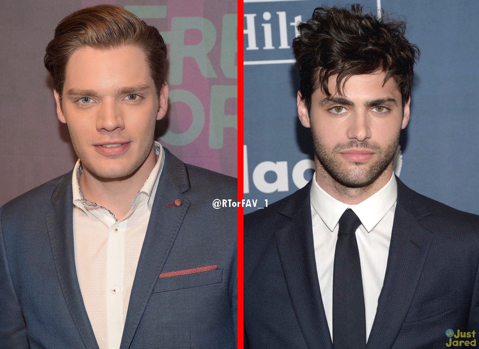 RTorFAV_1's tweet photo. REQUESTED 
RT for Dominic Sherwood 
LIKE for Matthew Daddario https://t.co/YP2t4f14h9