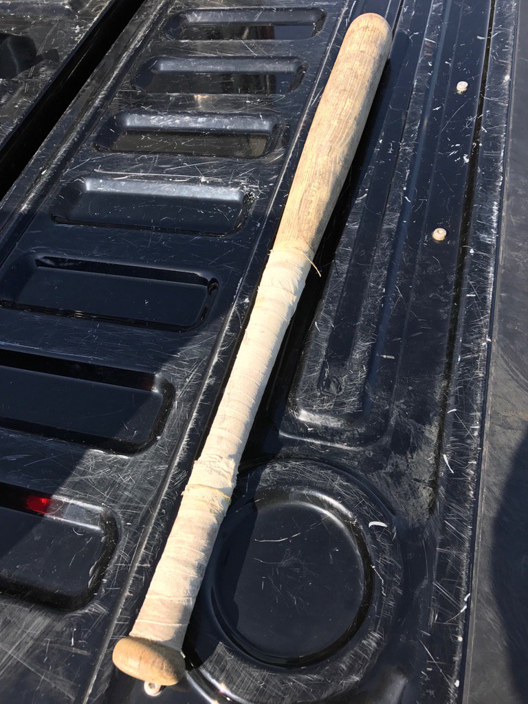 adadoc's tweet photo. Me: "You don't play baseball..why is there a bat in the pickup?"
My 15 yo: "Dad...clowns. " #ananswerforeverything https://t.co/pU4ZWXafct