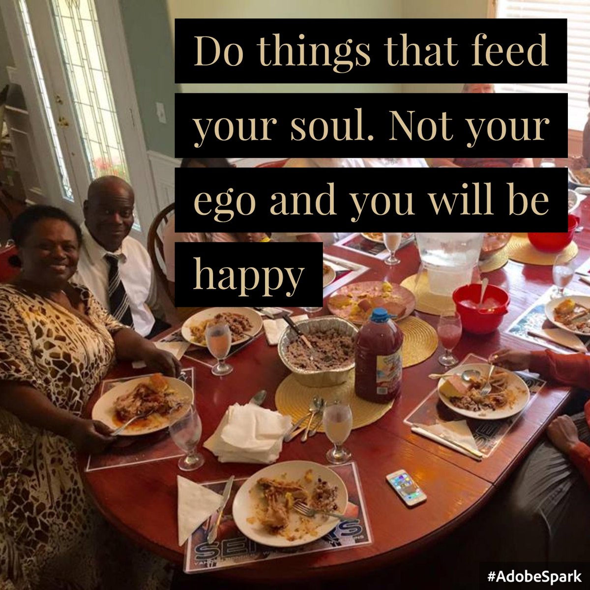 Feasting on Food, Family, and the Word of the Lord.