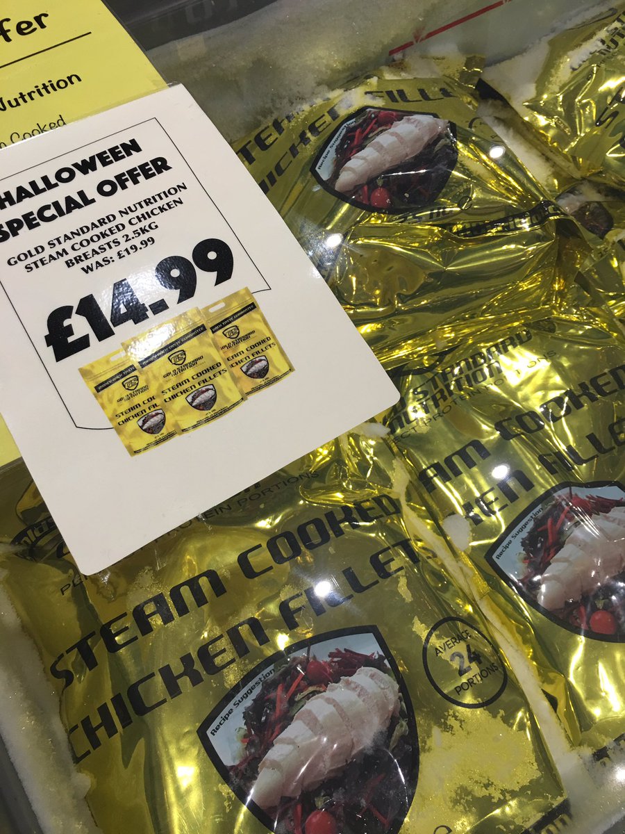 fitcookieuk's tweet photo. Tomorrow is your last chance to get @GSNchicken fillets bag 2.5kg for £14.99!! 💪🏻 We're open on Monday's 10am-7pm #VsReading Team https://t.co/dAk8f7QO3h