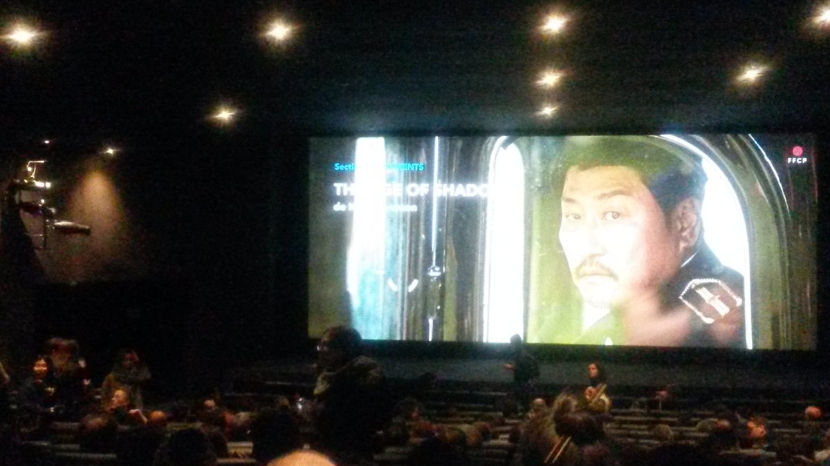 PSiclier's tweet photo. Salle bientôt pleine pour #TheAgeOfShadows le nouveau Kim Jee-woon !
#FFCP2016 https://t.co/wSi7R1g0bT