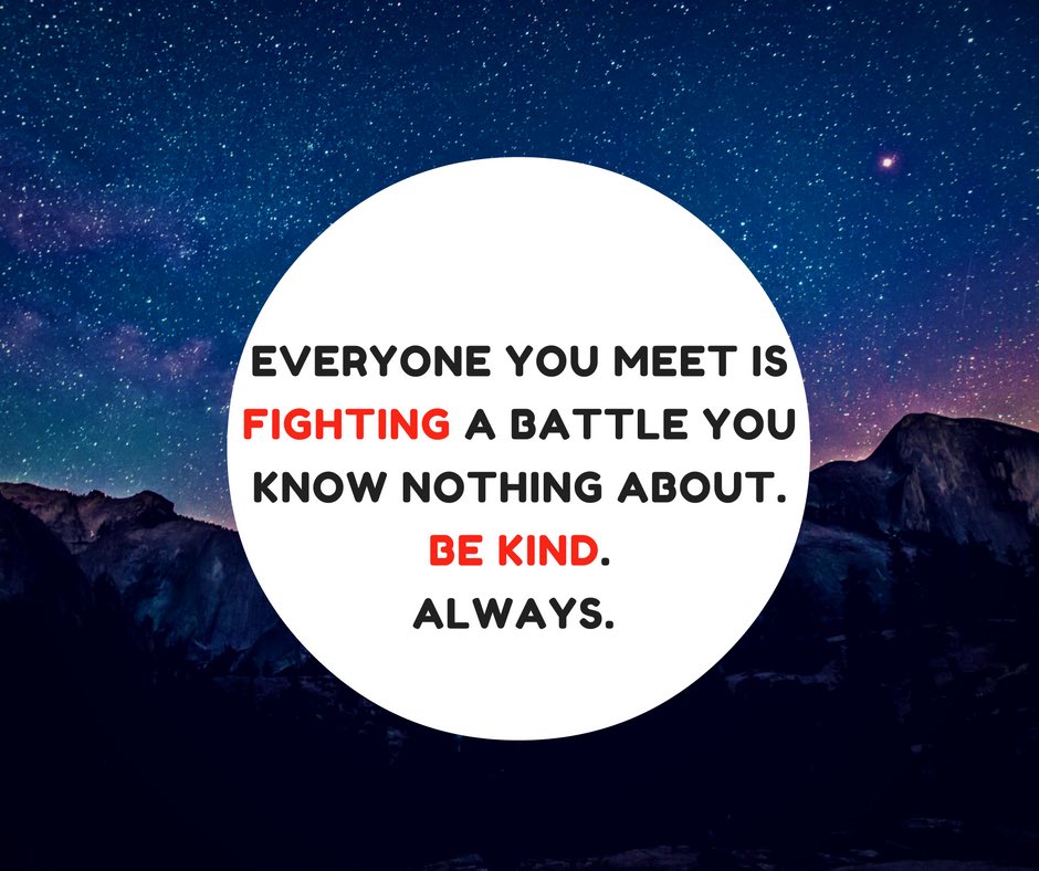 Clear_Clock's tweet photo. Always be #kind. https://t.co/zhlRsdv7jY