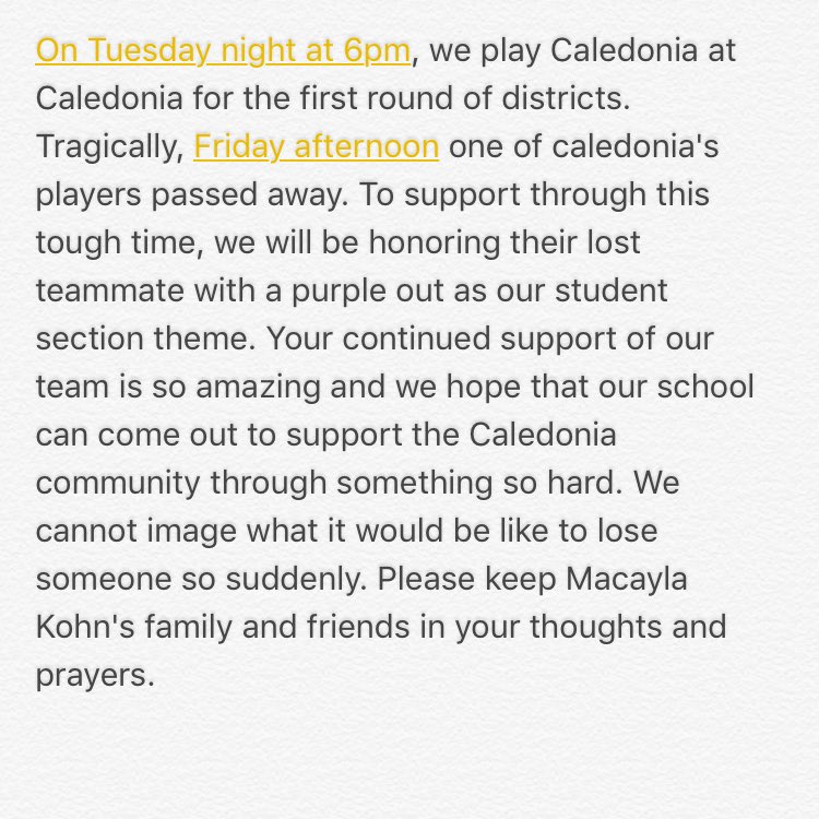 volleyball_tk's tweet photo. Please help us support the Caledonia community 💜 https://t.co/uTFbz1FMhO