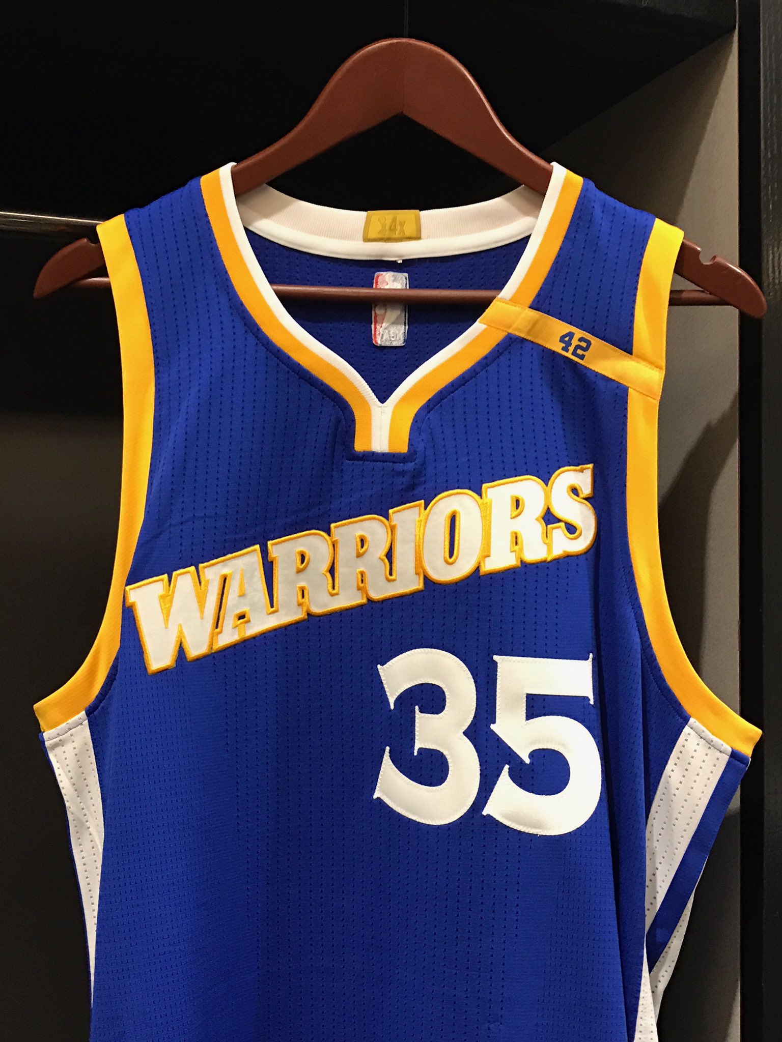 Warriors crossover store jersey