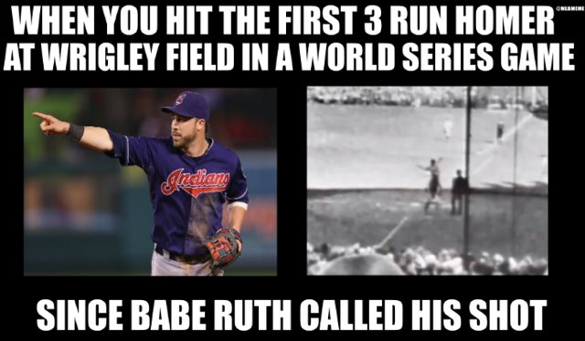 MLBMeme's tweet photo. Jason Kipnis made some crazy history last night https://t.co/D8dZr88mb9