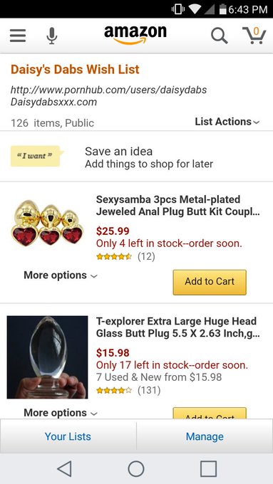 My birthday is tomorrow:D hit up my Amazon wishlist if you wanna gift your halloween freak (; #buttstuffplz<a href="/tag/buttstuffplz"class="tags"><span>#buttstuffplz</span></a>
