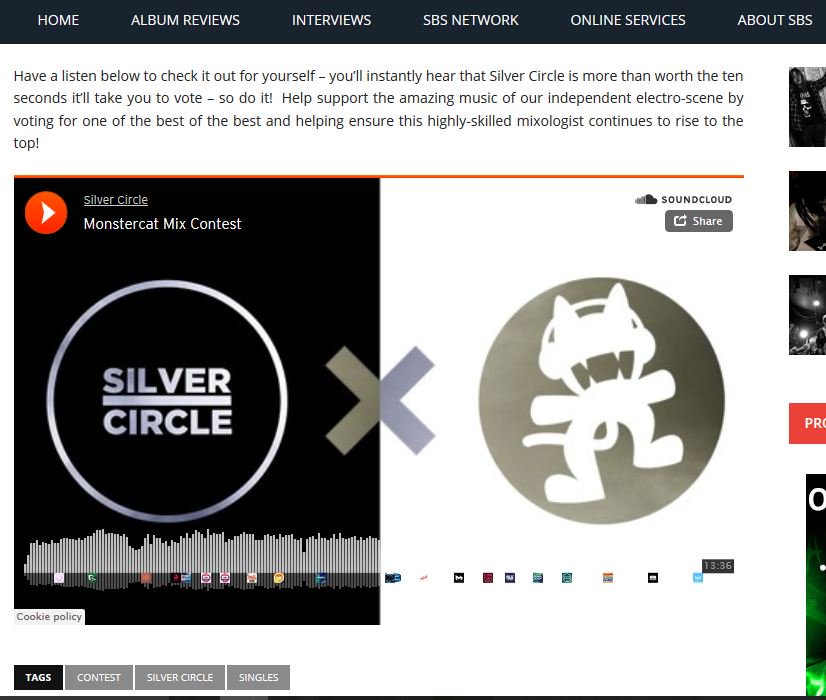 Thanks! to <a href="/sleepingbagrec/">sleepingbagstudios</a> for a shout out to fans for voting for the #SilverCircle #monstercat #Mix 2016 goo.gl/62tyoc