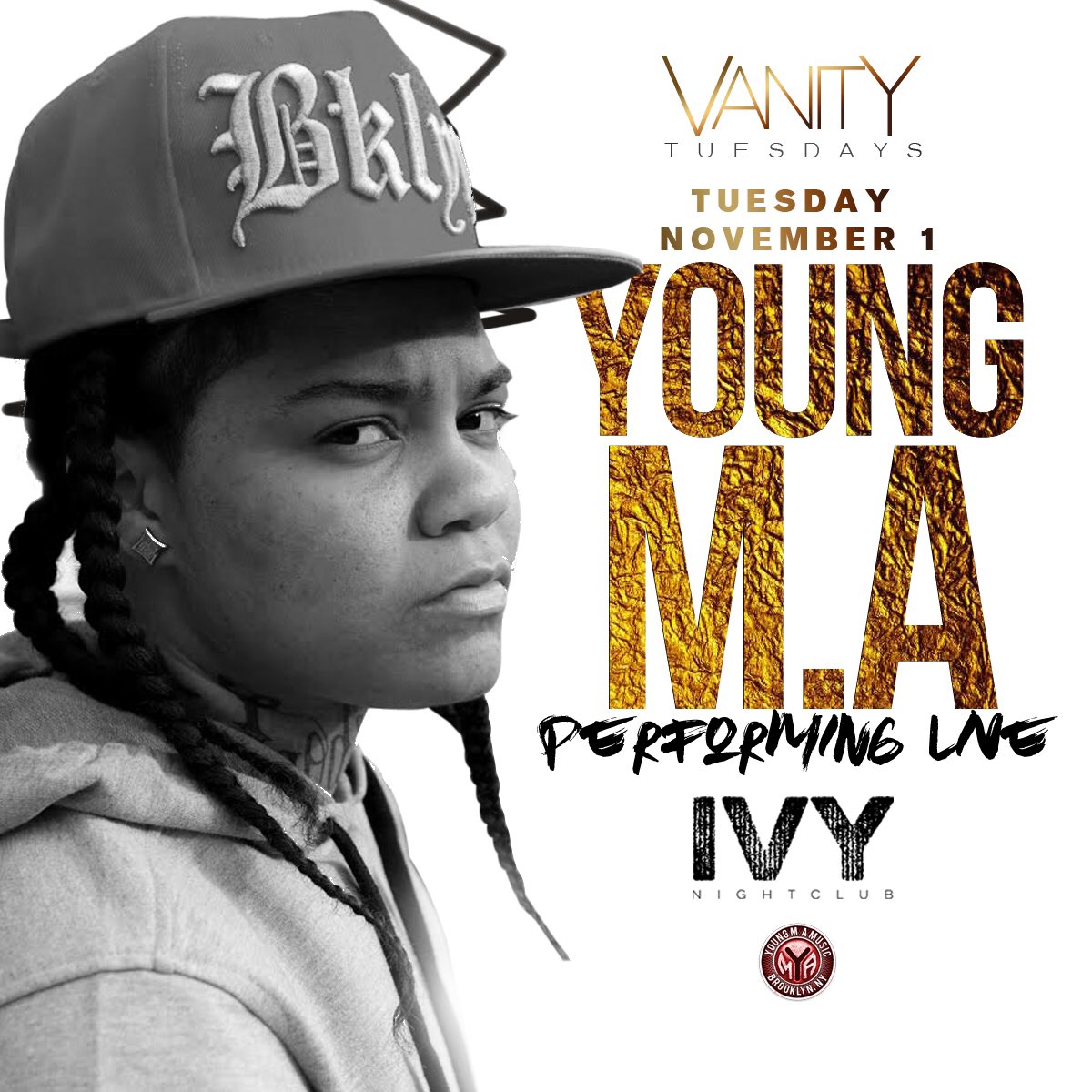 IAM_ROGER_C's tweet photo. Tuesday Nov 1st #VanityTuesday at #IvyMiamiFl @YoungMAMusic Performing Live #TurnUp W/ @DJAFFECT &amp; @DJTopFeelin #VanityTuesdays @IvyMiamiFL https://t.co/YCqlEC0zQo