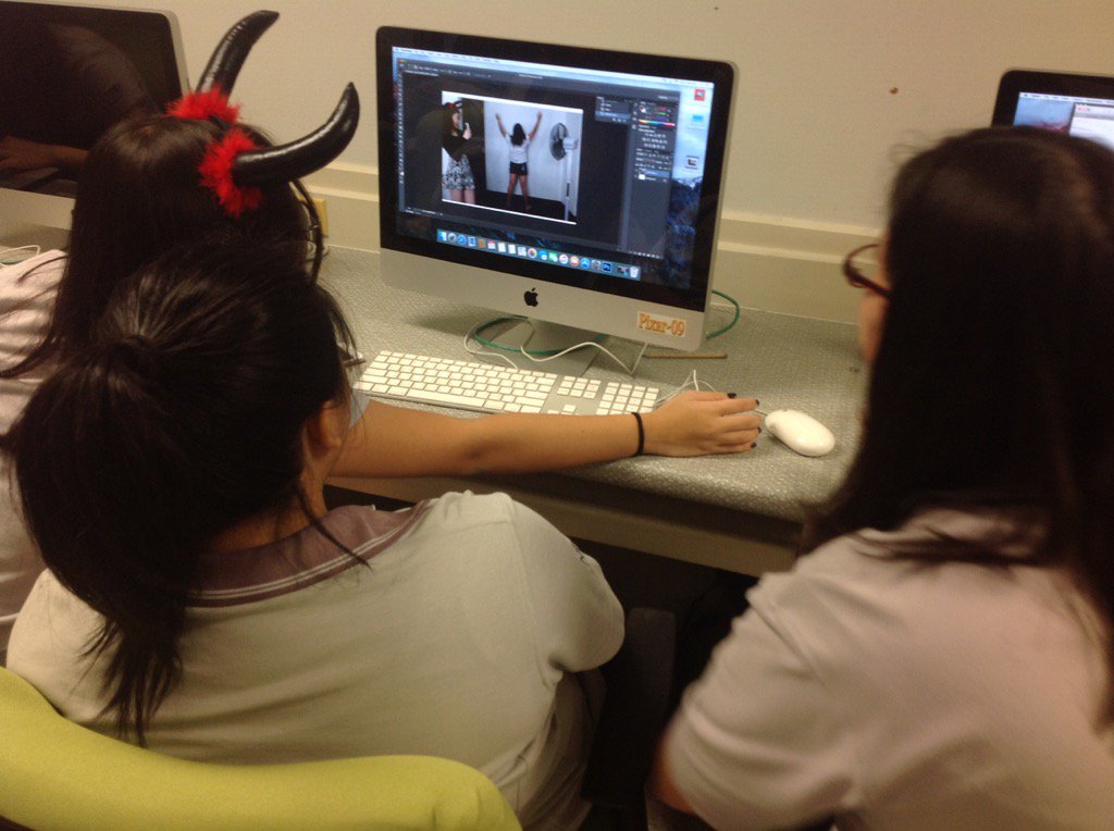 Y10NIST's tweet photo. Using Photoshop to create surreal self-portraits in art @NISTSchool https://t.co/nLOMzN1VtJ